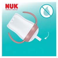 NUK Perfect Match tanuló cumisüveg szívószállal BEAR 150 ml