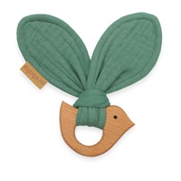 Muszlin ajándékszett babáknak New Baby zöld