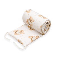 Rácsvédő kiságyba New Baby Love Teddy Bear beige