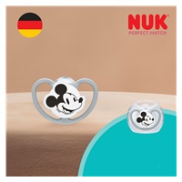 Baba cumi NUK Perfect Match Air Disney Mickey Mouse  6-18 hónapos grey