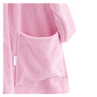 Gyerek frottír fürdőköpeny New Baby pink