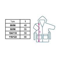 Gyerek frottír fürdőköpeny New Baby blue