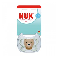Baba cumi  NUK Perfect Match Air BEAR 0-6m 1db box