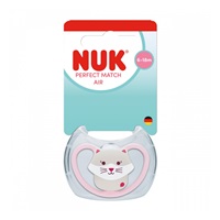 Baba cumi  NUK Perfect Match Air CAT  6-18m 1db box