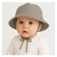 Baba muszlin kalap New Baby linen
