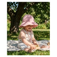 Baba muszlin kalap New Baby pink