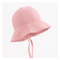 Baba muszlin kalap New Baby pink