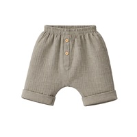 Baba muszlin ing rövidnadrággal New Baby linen