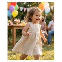 Baba muszlin ruha New Baby Ella linen