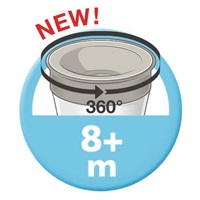 Bájos itató pohár Magic Minnie  NUK (8+ m.) 360° 230 ml