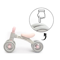 FLIXY futóbicikli LED világítással Milly Mally– pink