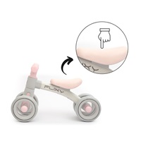 FLIXY futóbicikli LED világítással Milly Mally– pink