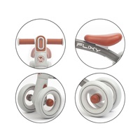 FLIXY futóbicikli LED világítással Milly Mally– grey