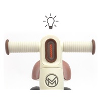 FLIXY futóbicikli LED világítással Milly Mally– cream