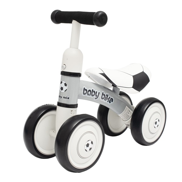 Gyerek futóbicikli Baby Mix Baby Bike Fekete-fehér foci (Újszerű)