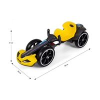 Elektromos gokart GOKART BOLT Milly Mally yellow