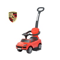 Gyerek bébitaxi tolókarra Milly Mally Porsche Cayenne red