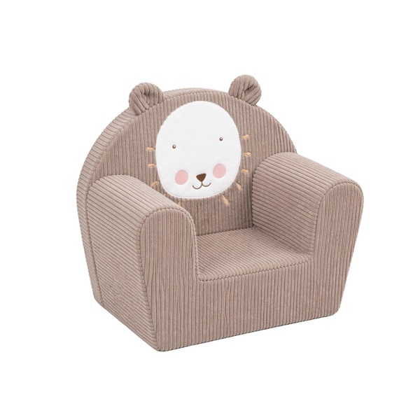 Gyermek fotel kordbársony New Baby Oroszlán