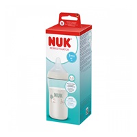 NUK Perfect Match cumisüveg hőmérséklet-szabályozással, Sheep 260 ml