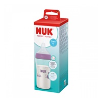 NUK Perfect Match cumisüveg hőmérséklet-szabályozással, Hippo 260 ml