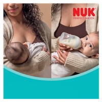 NUK Perfect Match cumisüveg hőmérséklet-szabályozással, Hippo 260 ml