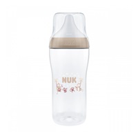 NUK Perfect Match cumisüveg hőmérséklet-szabályozással, XL Monkey 360 ml