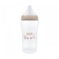 NUK Perfect Match cumisüveg hőmérséklet-szabályozással, XL Monkey 360 ml