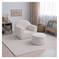 Gyerek puff New Baby Teddy cream