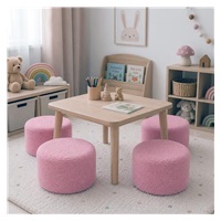Gyermek  puff New Baby Teddy pink