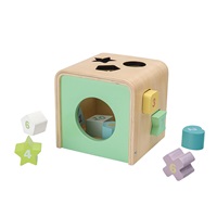 Montessori formabedobó kocka Baby Mix