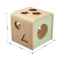 Montessori formabedobó kocka Baby Mix
