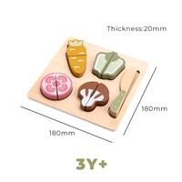 Fa zöldségszeletelő készlet Baby Mix