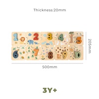 Fa számpuzzle a legkisebbeknek Baby Mix