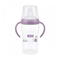NUK Perfect Match tanuló cumisüveg Hippo 260 ml