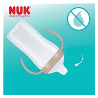 NUK Perfect Match tanuló cumisüveg Hippo 260 ml