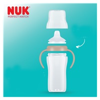 NUK Perfect Match tanuló cumisüveg Hippo 260 ml
