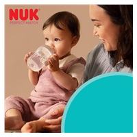 Baba cumisüveg NUK Perfect Match tanulópohár 150 ml Hippo