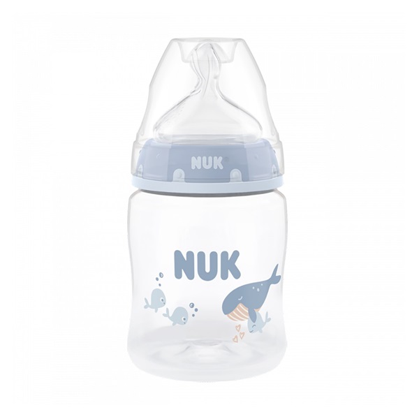 Baba cumisüveg NUK First Choice Temperature Control 150 ml Whale