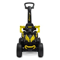 Bébitaxi tolókarral Baby Mix Mega Prime EVA sárga (Sérült csomagolás)