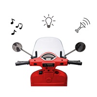 Elektromos roller Milly Mally Vespa GTS Super red