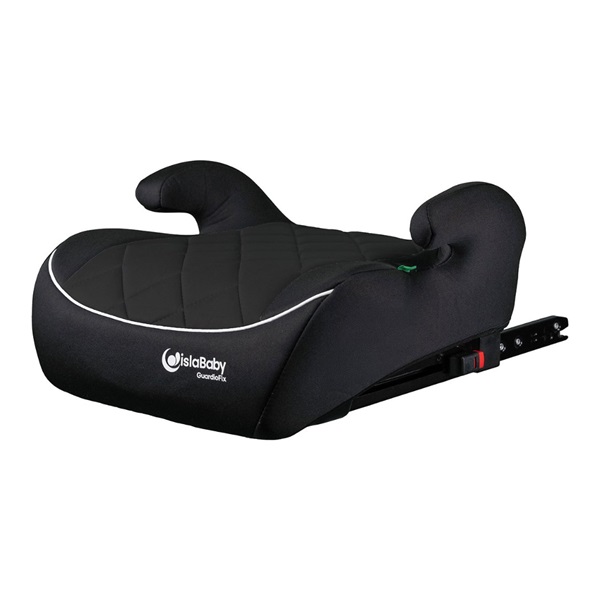 IslaBaby GuardioFix – autós ülésmagasító gyermekeknek 125–150 cm, ISOFIX rendszerrel | fekete