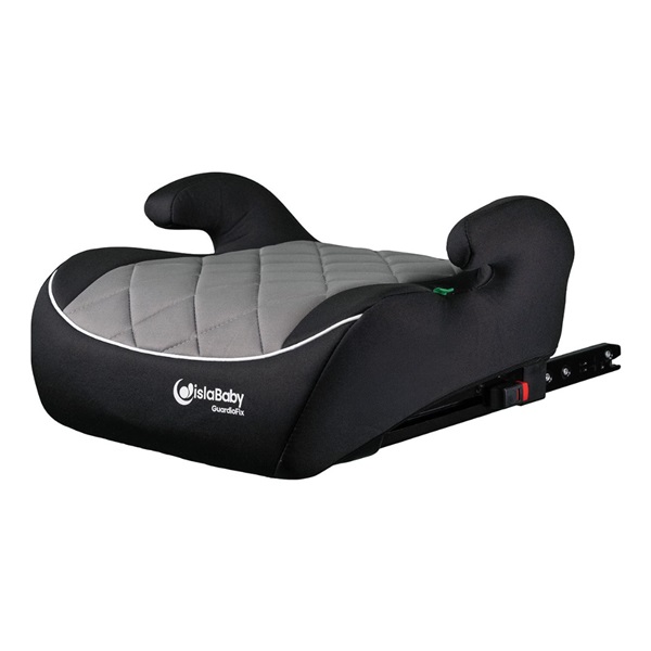 IslaBaby GuardioFix – autós ülésmagasító gyermekeknek 125–150 cm, ISOFIX rendszerrel | szürke