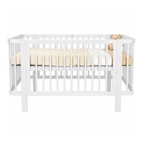 Gyermek ovális babaágy New Baby Klára fehér