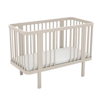 Gyermek ovális babaágy New Baby Klára fehér