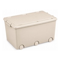 Univerzális játékdoboz kerekeken Tega light beige